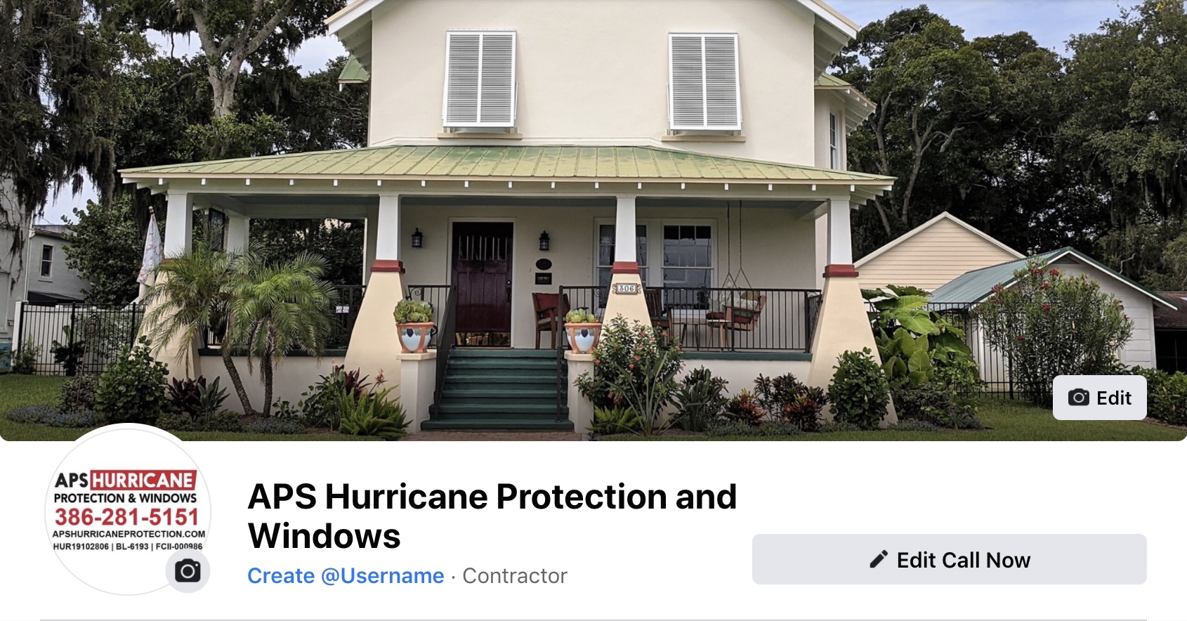 Social Media Marketing-APS Hurricane Protection and Windows